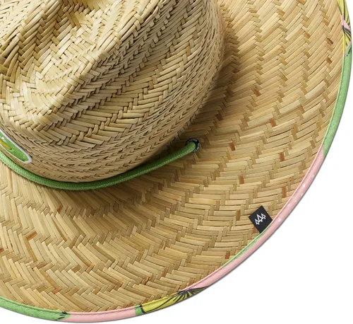 Vista 4 de Hemlock Hat Co. Sombreros de salvavidas con fondo impreso