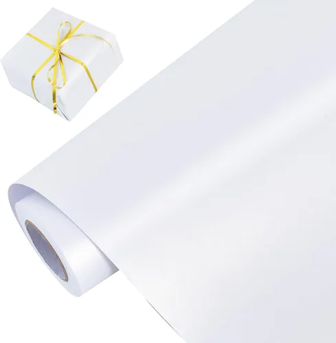 Vista 14 de BEISHIDA Papel de regalo verde oscuro, papel de regalo de color sólido con brillo perlado, papel de regalo mate, papel de embalaje para bodas