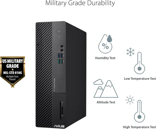 Vista 3 de ASUS ExpertCenter D5 - PC de escritorio con factor de forma pequeño, Intel Core i5-13400, 8 GB de RAM DDR4, SSD PCIe de 512 GB, Windows 11 Pro