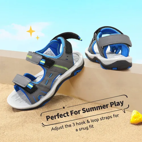 Vista 4 de DREAM PAIRS Sandalias deportivas de verano para niños y niñas (niños pequeñosniñosgrandes)