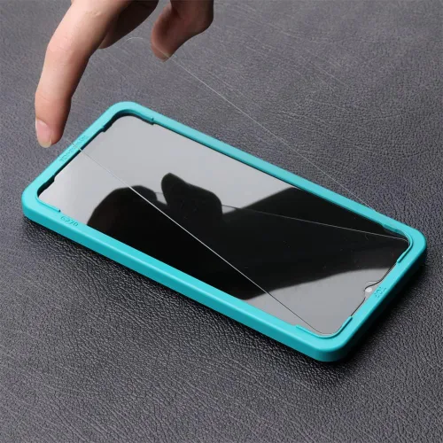 Vista 4 de Ibywind Protector de pantalla para Samsung Galaxy A23 4G/5G (6.6 pulgadas), con 2 piezas de vidrio templado, 1 protector de lente de cámara, 1