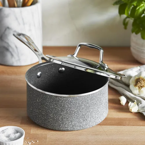 Vista 5 de ZWILLING Vitale - Sartén antiadherente de 1 cuarto de galón con tapa, utensilios de cocina de aluminio, sartén para cocinar todos los días