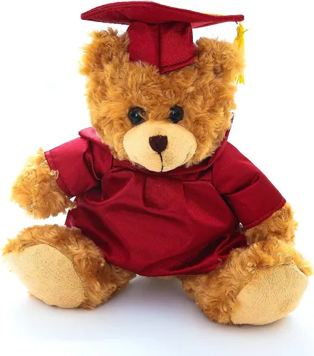Vista 11 de Plushland Peluche de animal, juguetes de 12 pulgadas, regalo para el día de graduación, lo mejor para cualquier graduado de escuela, 12 pulgadas