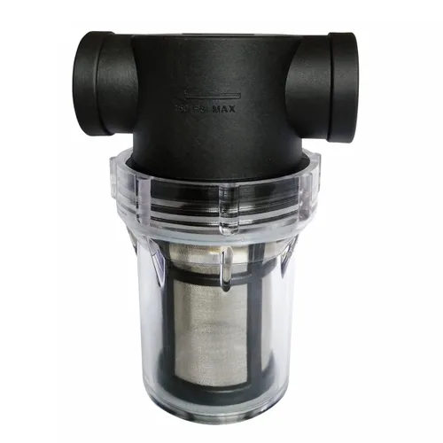 Vista 8 de AutoRocking Colador en línea NPT hembra de 1/2 pulgada con pantalla de filtro de acero inoxidable de malla 100 (MWP 150 PSI)