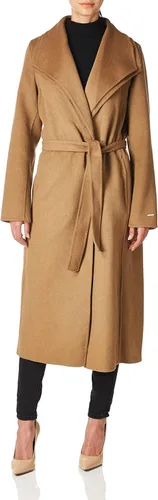 Vista 2 de Tahari Women's Maxi Double Face Wool Blend Wrap Coat