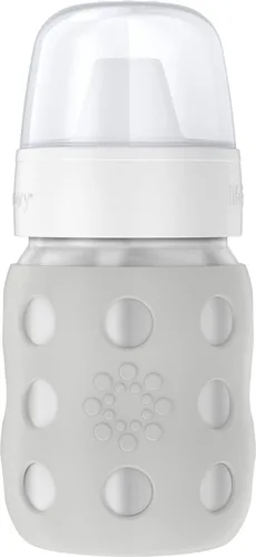 Vista 29 de Lifefactory Biberón de cuello ancho aislado al vacío de acero inoxidable de 8 onzas con pezón etapa 2 (3-6 meses) melón (LS2211WCA4)
