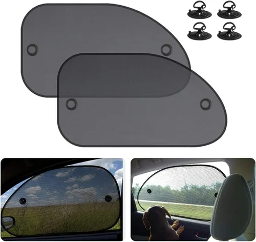 Vista 9 de 2 unidades de parasol universal para ventana, protector solar adhesivo - Protección contra el sol, los reflejos y los rayos UV para tu hijo
