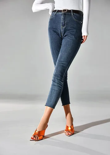 Vista 6 de sun gurg Sandalias de tacón grueso para mujer con puntera puntiaguda
