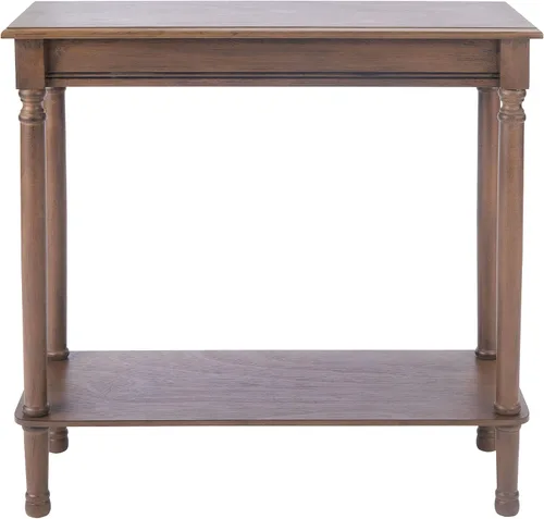 Vista 11 de SAFAVIEH Home Collection Tinsley - Mesa consola con estante inferior rectangular color negro