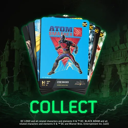 Vista 4 de HRO DC Comics Unlock The Multiverse Capítulo 2: caja de inicio premium, paquete de 8 tarjetas coleccionables NFT híbridas, paquete de 58 tarjetas
