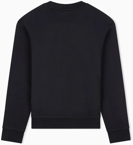 Vista 7 de Armani Exchange Sudadera de cuello redondo con logotipo Box para hombre Negro