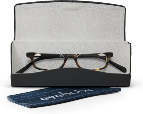 Vista 6 de Eyebobs What Heritance? Gafas de lectura unisex premium para mujeres y hombres Gafas de media llanta