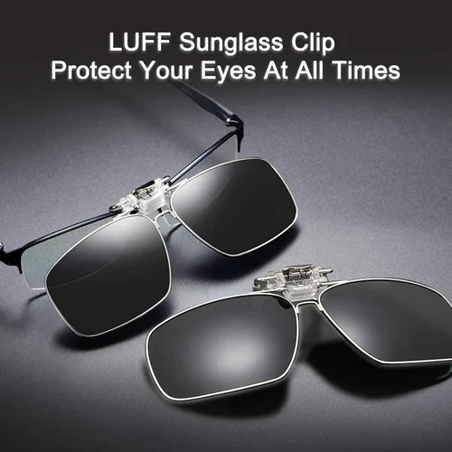 Vista 2 de LUFF Gafas de sol polarizadas con clip para protección UV