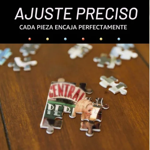 Vista 3 de Friends TV Show Seasons - Rompecabezas de 1000 piezas, 30 x 24 pulgadas