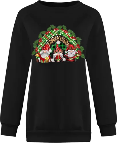Vista 4 de Womens Sweaters Fall 2022,Oversized Sweaters for Women Long Sleeve O Neck Pullover suéteres de Mujer otoño 2022