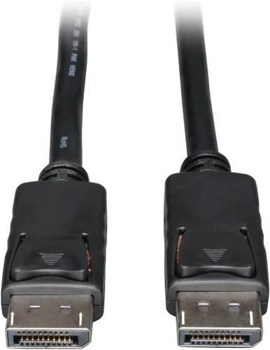 Vista 3 de TRIPP LITE Cable DisplayPort con pestillos (M/M), DP a DP, 4K x 2K, 6 pies (P580-006), negro