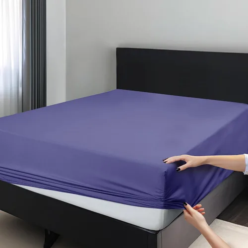 Vista 12 de LUX Décor - Sábana bajera individual – Sábanas de microfibra elástica 360 pulgadas fácil de ajustar, bolsillo profundo de 16 pulgadas, resistente a