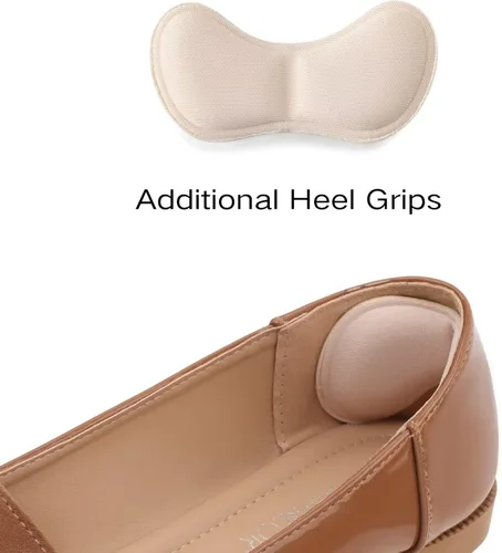 Vista 3 de Musshoe - Mocasines para mujer - Cómodos mocasines con cadena, en punta, de piso, sin cordones