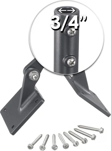 Vista 4 de Good Directions 401AL - Soporte de techo ajustable de aluminio, color negro