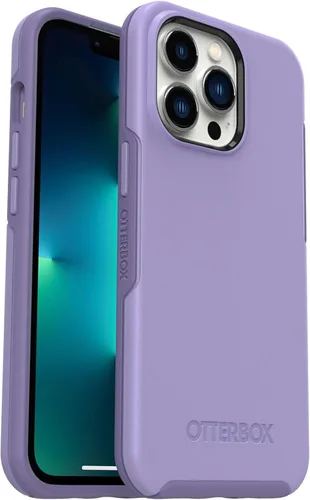 Vista 17 de OtterBox iPhone 13 Pro (Solo) - Funda de la Serie Symmetry - Cama de Rosas - Ultra-Elegante - Compatible con Carga Inalámbrica - Bordes Elevados