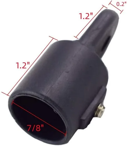 Vista 4 de 4 unids barco bimini accesorios tapa tapa ojo extremo nylon negro par 7/8 pulgadas barco bimini top