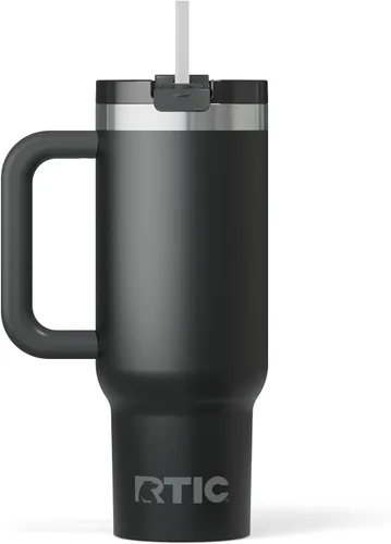 Vista 13 de RTIC Vaso Tumbler de Viaje por Carretera de 30 oz con Doble Pared Revestido de Cerámica Aislado Taza Portátil de Café de Viaje de Acero Inoxidable