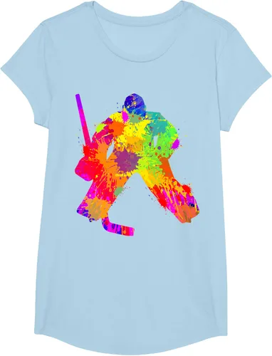 Vista 19 de Camiseta de hockey de hockey sobre hielo, Negro