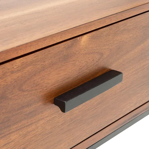 Vista 5 de Safavieh Home Collection NST5005A - Mesita de noche con 1 cajón, color marrón marquesa