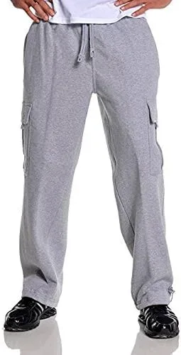 Vista 6 de Pro Club - Pantalones cargo de vellón pesado para hombre