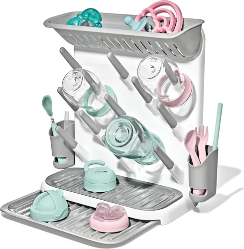 Vista 10 de OXO Tot plástico ahorro de espacio estante de secado para cocina