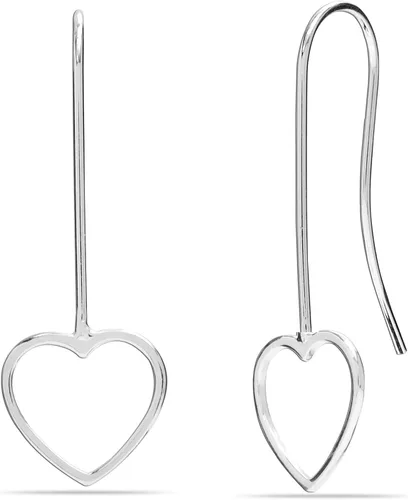 Vista 8 de LeCalla Aretes colgantes de plata de ley 925 Aretes colgantes ligeros en forma de alambre en forma de lágrima para mujer Piercing hipoalergénico