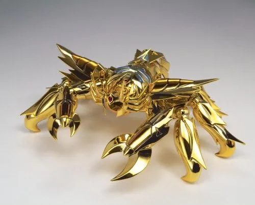 Vista 2 de Saint Seiya - Máscara de muerte contra el cáncer, figura de acción de tela de mito dorado [Juguete] por Bandai
