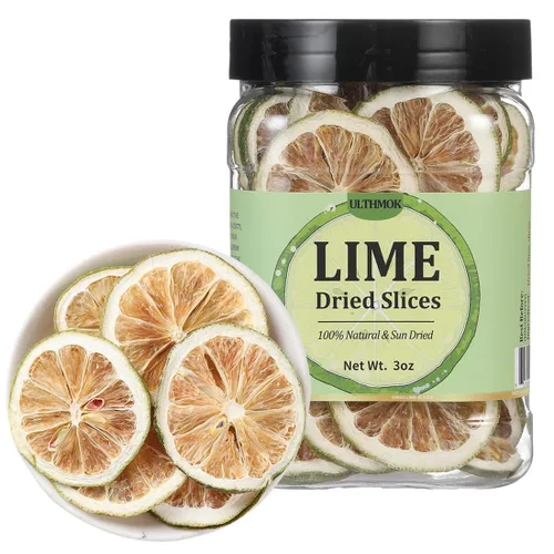 Vista 10 de Rodajas de Limón Deshidratadas Premium 85g/3 Oz, Limón Seco Deshidratado. 100% Natural y Sin Aditivos, Sin Azúcar Añadida.