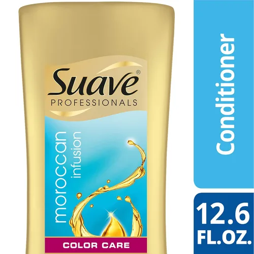 Vista 5 de Suave Professionals Acondicionador para el cuidado del color, infusión marroquí, 12.6 oz