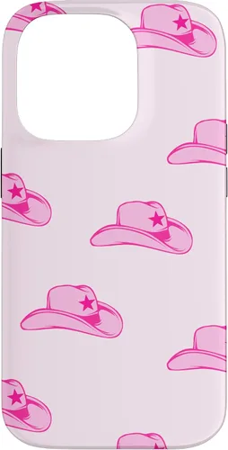 Vista 17 de Funda con estampado de sombrero de vaquero rosa para iPhone 13 Pro Max