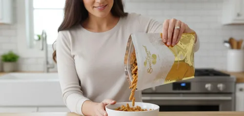 Vista 4 de SweetGourmet Palitos de sésamo de salvado de avena Snack saludable 2 libras