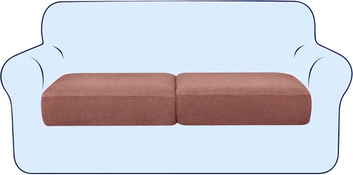 Vista 20 de subrtex Funda de Cojín Elástica Suave para Asiento de Sofá Funda Deslizable de Spandex para Silla y Sofá Adecuada para 1-2-3 Plazas Reemplazo