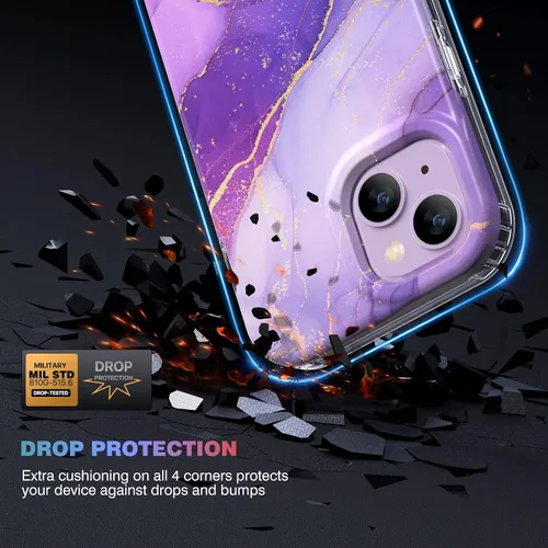 Vista 898 de DIACLARA - Funda transparente compatible con iPhone XR 6.1 pulgadas 2018