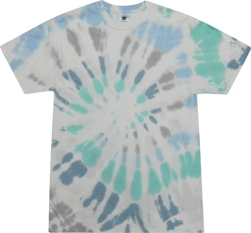 Vista 32 de Colortone Camisetas Tie Dye para Hombre y Mujer - Camisetas de manga corta unisex Tie-Dye para adultos Acadia