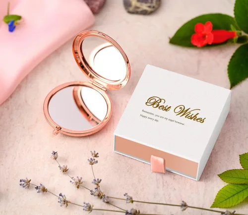 Vista 7 de Regalos para hermanas, regalos para mujeres, espejo de amistad inspirador con cita grabada, cumpleaños, día de San Valentín, graduación, Acción