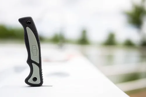 Vista 7 de Old Timer Trail Boss Cuchillo de filete de 5.25 pulgadas con hoja fija de acero inoxidable, construcción de espiga completa, mango ergonómico