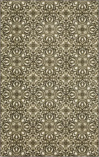 Vista 3 de Mohawk Home Amstel Alfombra geométrica marrón (5' X 8')