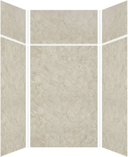 Vista 38 de Transolid EWKX363696-41 Expressions - Kit de pared de ducha de 6 paneles con extensión, 36 pulgadas de largo x 36 pulgadas de ancho x 96 pulgadas