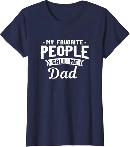 Vista 35 de My Favorite People Call Me Dad - Camiseta divertida, Negro, S