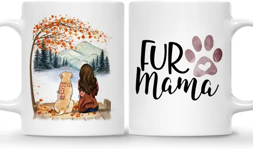 Vista 11 de Gossby Taza de café Dog Dad – Regalo para hombres amantes de los perros labrador retriever negro, regalo de cumpleaños, regalo de Navidad para papá