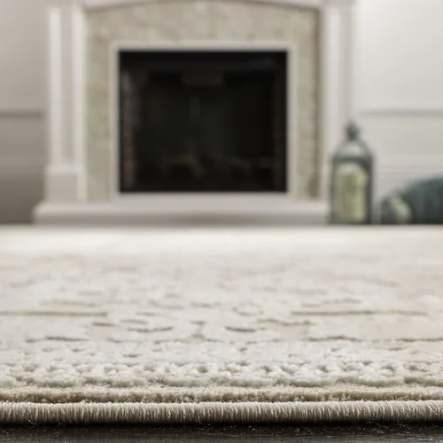 Vista 66 de SAFAVIEH - Alfombra decorativa de la colección Reflection - 2'3" x 3', color beige y crema, no desprende pelusa y fácil de limpiar, ideal