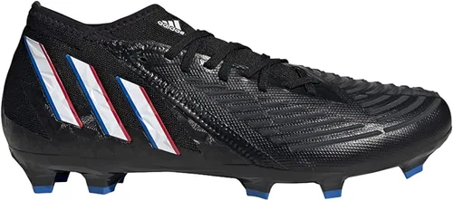 Vista 2 de adidas Tenis unisex Edge.2 para terreno firme, Core BlackCloud WhiteVivid Red