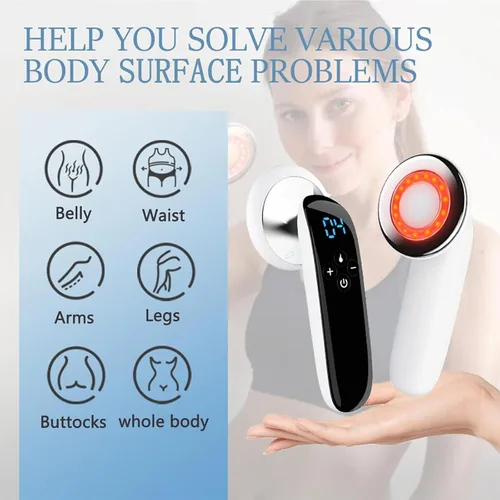 Vista 4 de Herramienta de masajeador de celulitis, máquina de mano para esculpir la celulitis, adecuada para brazos, espalda, glúteos, vientre, piernas, regalo