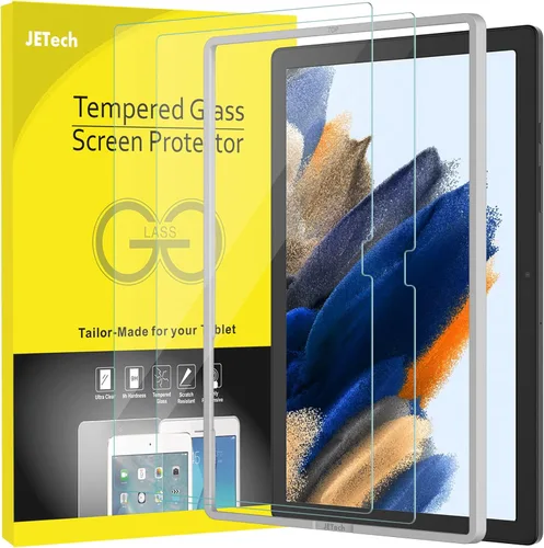 Vista 8 de JETech Protector de pantalla para Samsung Galaxy Tab S6 Lite (10.4 pulgadas, modelo 2024/2022/2020) con marco de fácil instalación, película