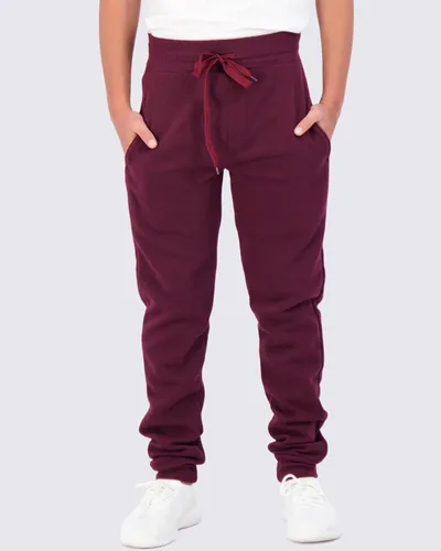 Vista 2 de Real Essentials - Paquete de 3 pantalones deportivos de vellón suave para niños y jóvenes